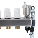 Коллекторная группа Valtec 1" евроконус 3/4" на 12 выходов с расходомерами_3
