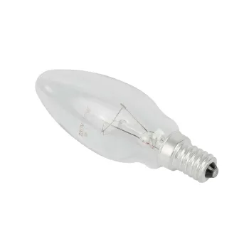 Изображение товара Лампа накаливания 40Вт Е14 теплый белый свет 2700К Изображение товара Лампа накаливания 40Вт Е14 теплый белый свет 2700К