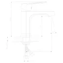 Смеситель для раковины Decoroom DR39011_2