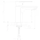 Смеситель для раковины Decoroom DR69011_2