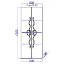 Пенал Clarberg Due amanti Белый (Due.05.05/W/GL)_2