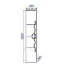Пенал Clarberg Due amanti Белый (Due.05.25/W/GL)_2