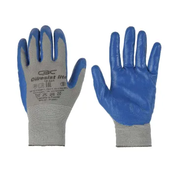 Изображение товара Полиэфирные нейлоновые перчатки с нитрильным покрытием для строительства и хозяйственных работ Изображение товара Полиэфирные нейлоновые перчатки с нитрильным покрытием для строительства и хозяйственных работ