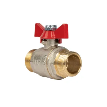 Изображение товара Кран шаровый Altstream НР 3/4" бабочка - надежный запорный механизм для системы водоснабжения Изображение товара Кран шаровый Altstream НР 3/4" бабочка - надежный запорный механизм для системы водоснабжения