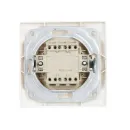 Выключатель одноклавишный с подсветкой Кварта белый IP20 IEK_4