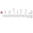 Лестница трехсекционная алюминиевая 3х10 ступеней 6,31м_5