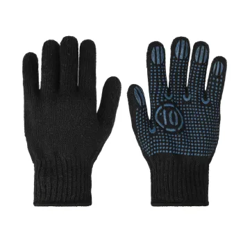 Изображение товара Перчатки х/б с ПВХ 5 нитей 10 класс черные Изображение товара Перчатки х/б с ПВХ 5 нитей 10 класс черные