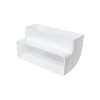 Изображение товара Колено плоское вертикальное Era 90° 60х204 мм 620КВП Изображение товара Колено плоское вертикальное Era 90° 60х204 мм 620КВП