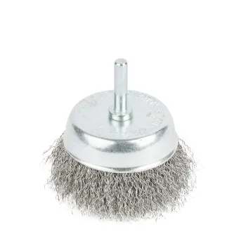 Изображение товара Щетка чашечная 75 мм для дрели проволока сталь витая Йоко Изображение товара Щетка чашечная 75 мм для дрели проволока сталь витая Йоко