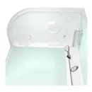 Душевая кабина Domani-Spa Delight Slim 128 R высокий поддон 120х80х218 см матовые стекла_2