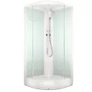 Душевая кабина Domani-Spa Delight Slim 99 низкий поддон 90х90х218 см матовые стекла_1
