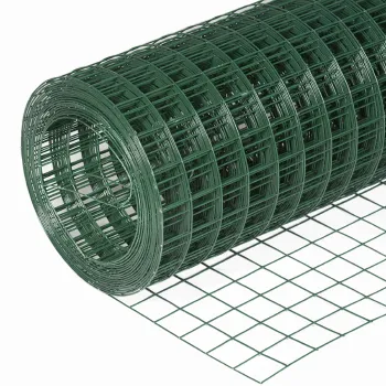 Изображение товара Сварная оцинкованная сетка в рулонах 50х50мм 1,8м х 15м зеленая Изображение товара Сварная оцинкованная сетка в рулонах 50х50мм 1,8м х 15м зеленая