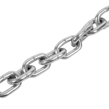 Изображение товара Цепь сварная короткозвенная оцинкованная 3 мм DIN 766 Изображение товара Цепь сварная короткозвенная оцинкованная 3 мм DIN 766