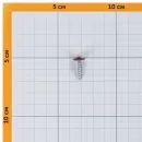 Саморез с прессшайбой шило 4,2х19мм красное вино (RAL 3005) Yoko_4