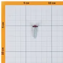 Саморез с прессшайбой шило 4,2х25мм красное вино (RAL 3005) Yoko_4