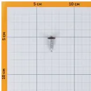 Саморез с прессшайбой сверло 4,2х19мм красное вино (RAL 3005) Yoko_4