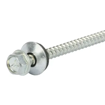 Изображение товара Саморез кровельный 4,8х64 мм цинк Yoko для кровли и металлочерепицы Изображение товара Саморез кровельный 4,8х64 мм цинк Yoko для кровли и металлочерепицы