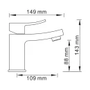 Смеситель для раковины WasserKraft Aller 1063WHITE_2