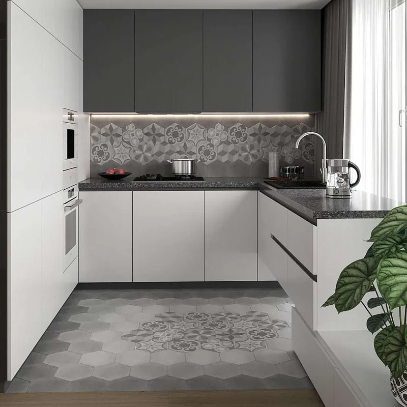 Керамогранит Kerama Marazzi Пуату 231х200 мм темно-серый_1