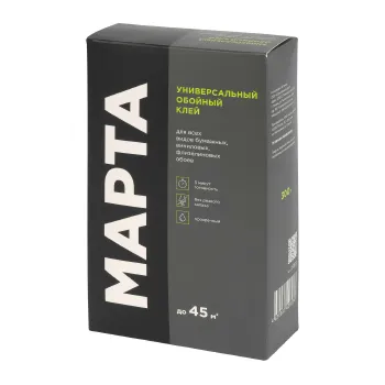 Изображение товара Клей обойный МАРТА универсальный 300 гр для всех типов обоев Изображение товара Клей обойный МАРТА универсальный 300 гр для всех типов обоев