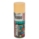Эмаль аэрозольная Kudo бежевая глянцевая 0,52л_1