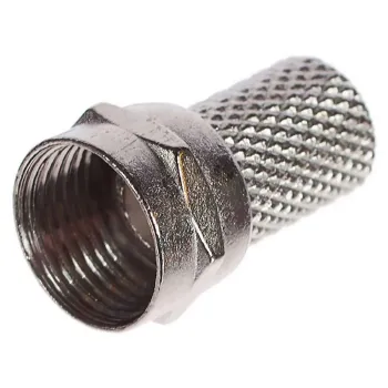 Изображение товара Разъем RG6 20 мм Dori 3 шт - надежный кабельный штекер для ТВ Изображение товара Разъем RG6 20 мм Dori 3 шт - надежный кабельный штекер для ТВ