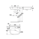 Раковина Grohe Euro Ceramic 60 см 39335000_2