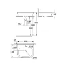 Раковина Grohe Euro Ceramic 60 см 39337000_2