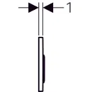 Клавиша смыва Geberit Omega 20 (115.085.KJ.1)_4