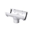 Воронка желоба 125/82мм Технониколь ТН белая_2