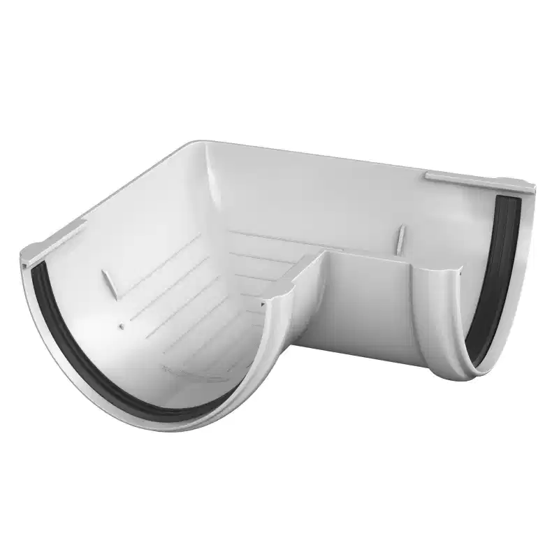 Угол желоба 90° 125ммТехнониколь ТН белый_1