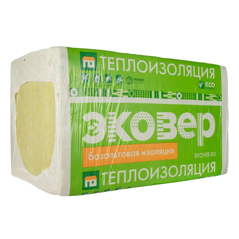 Утеплитель 1000x600x100мм Эковер Лайт 35кг/м³ 3,6м²_1