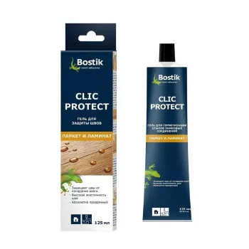 Изображение товара Гель для герметизации стыков Bostik Clic Protect 125 мл для напольных покрытий Изображение товара Гель для герметизации стыков Bostik Clic Protect 125 мл для напольных покрытий