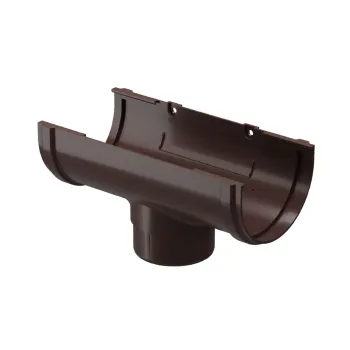 Воронка желоба 120/85мм Docke Premium коричневая