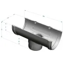 Воронка желоба 120/85мм Docke Premium коричневая_3