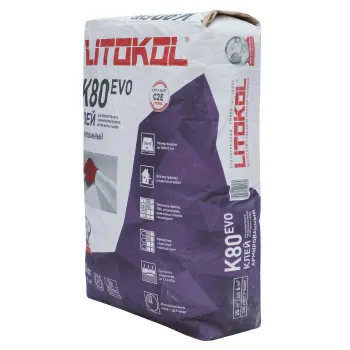 Изображение товара Клей для плитки Litokol LitoFlex K80 25 кг Изображение товара Клей для плитки Litokol LitoFlex K80 25 кг