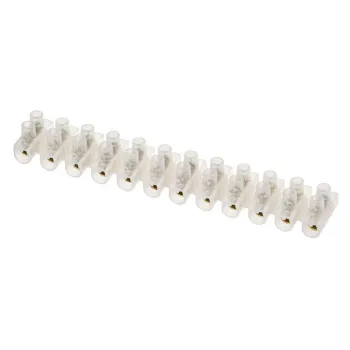 Изображение товара Клеммная колодка Navigator 12 пар 1,5-6 мм² винтовая прозрачная Изображение товара Клеммная колодка Navigator 12 пар 1,5-6 мм² винтовая прозрачная