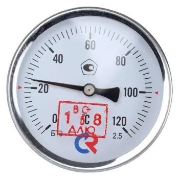Изображение товара Биметаллический аксиальный термометр Росма БТ-31.211 для систем отопления Изображение товара Биметаллический аксиальный термометр Росма БТ-31.211 для систем отопления