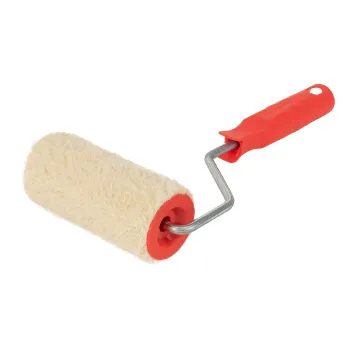 Изображение товара Валик с ручкой 100мм натуральный мех Марта малярный Изображение товара Валик с ручкой 100мм натуральный мех Марта малярный