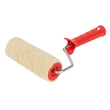 Изображение товара Валик с ручкой 140мм натуральный мех для малярных работ Изображение товара Валик с ручкой 140мм натуральный мех для малярных работ