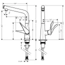 Смеситель для кухни Hansgrohe Metris Select 14883000_2