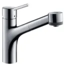 Смеситель для кухни Hansgrohe Тalis S 32841000 с выдвижным изливом_1