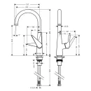 Смеситель для кухни Hansgrohe Тalis S New 72810000_2