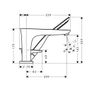 Смеситель Hansgrohe PuraVida 15432000 на борт ванны_2