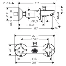 Смеситель для ванны Hansgrohe Logis 71240000_2