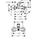 Смеситель для ванны Hansgrohe Logis Loop 71244000_2