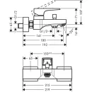 Смеситель для ванны Hansgrohe Metropol 74540000_2