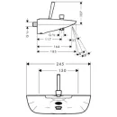 Смеситель для ванны Hansgrohe PuraVida 15472000_2