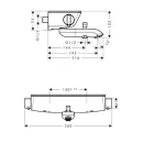 Термостат для ванны Hansgrohe Ecostat Select 13141000_2