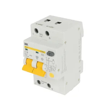 Изображение товара Выключатель автоматический дифференциального тока IEK С 16А 30мА Изображение товара Выключатель автоматический дифференциального тока IEK С 16А 30мА